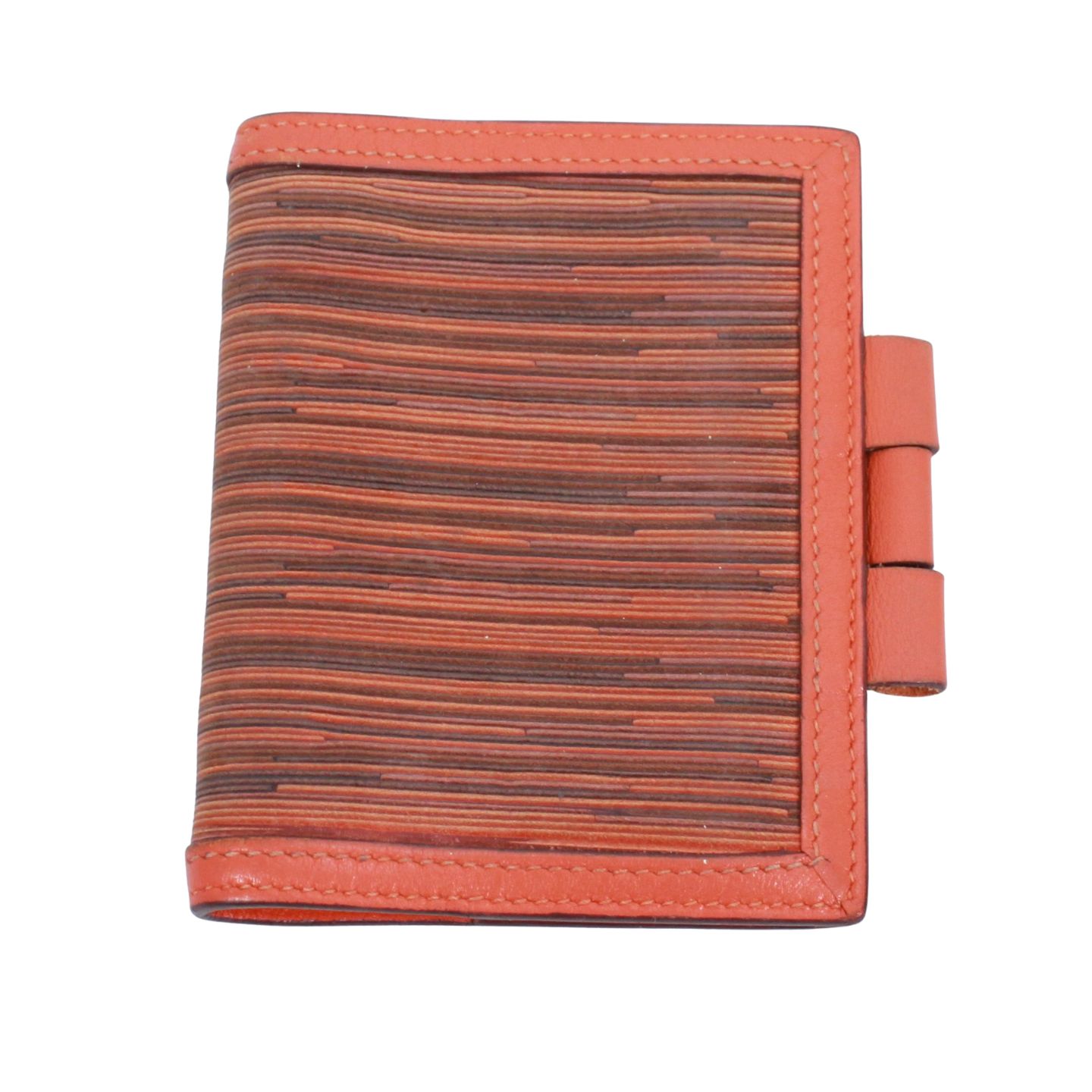 エルメス HERMES アジェンダ ミニ 手帳カバー 手帳 レザー レッド 
