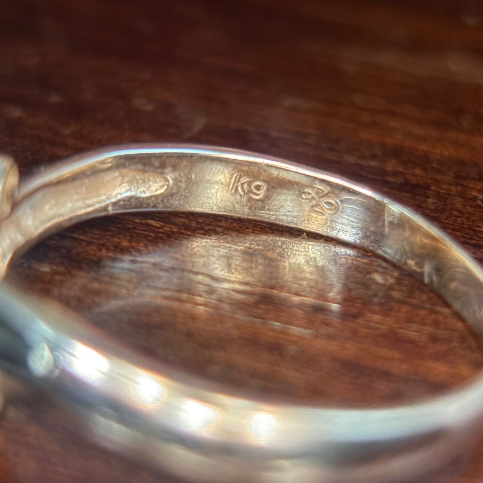 ジュエリーマキ 】K9 ルビー 花 ゴールドリング 9.5号 1.8g C4058