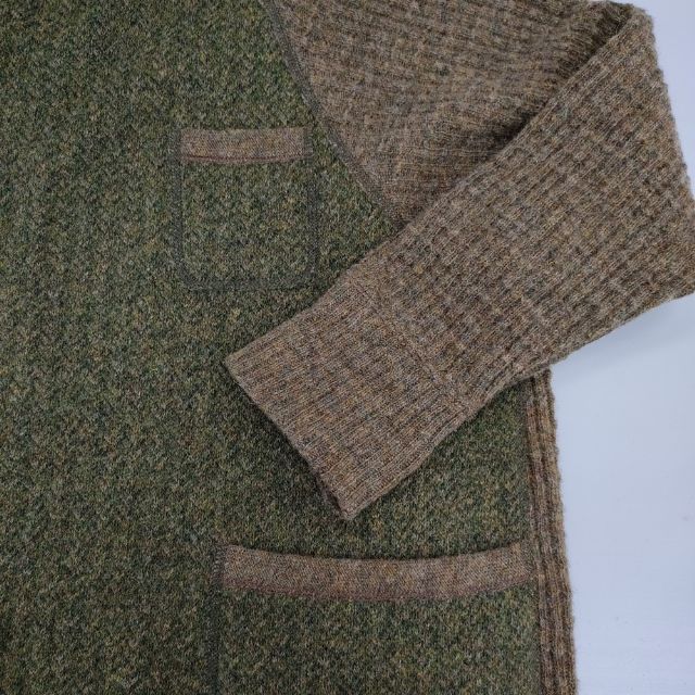 45R/45rpm シェットランドツイードニットのドレス 定価52800円 ウール