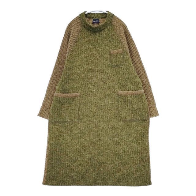 45R シェットランドニットツイードドレス ワンピース 45R/45rpm シェットランドツイードニットのドレス 定価52800円 ウール