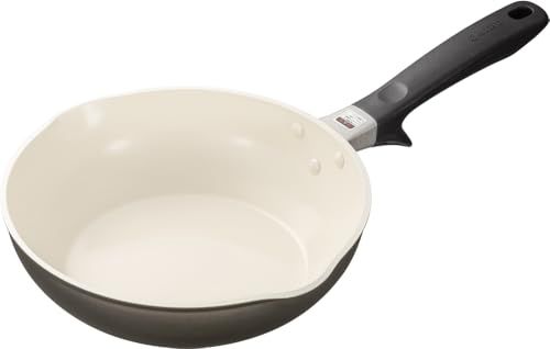 WEB カラー 京セラ セラブリッド PFAS 鉛 カドミウム フッ素 不使用 セラミック 加工 フライパン 24 cm 深型 IH ガス 対応 焦げ付きにくい 油使用 中火以下 ダークグレー CF-24 SC-EC-WDGpo cf 0 f 3 60