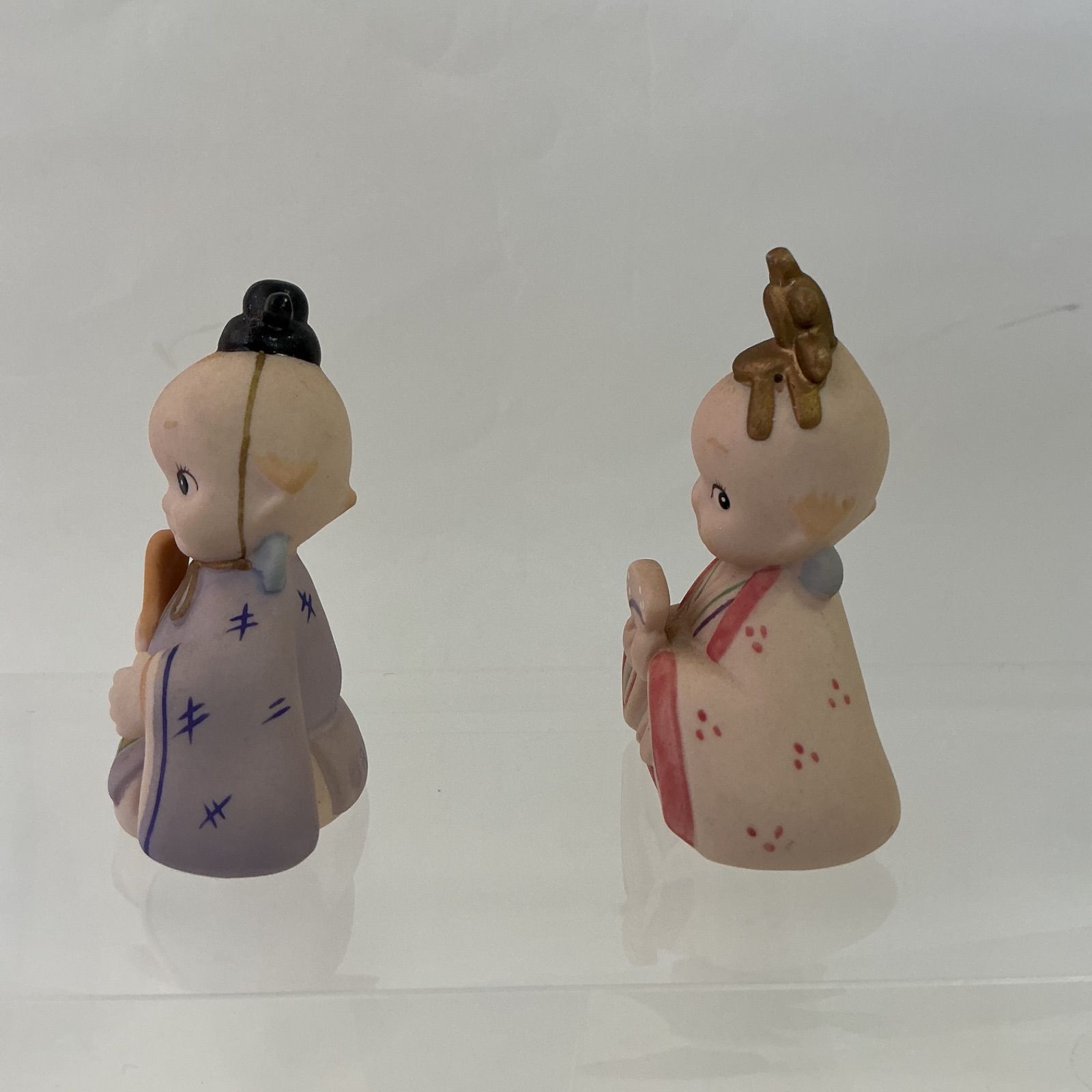 キューピー 雛人形 2体セット 屏風付き 桃の節句 飾り物 ひな人形