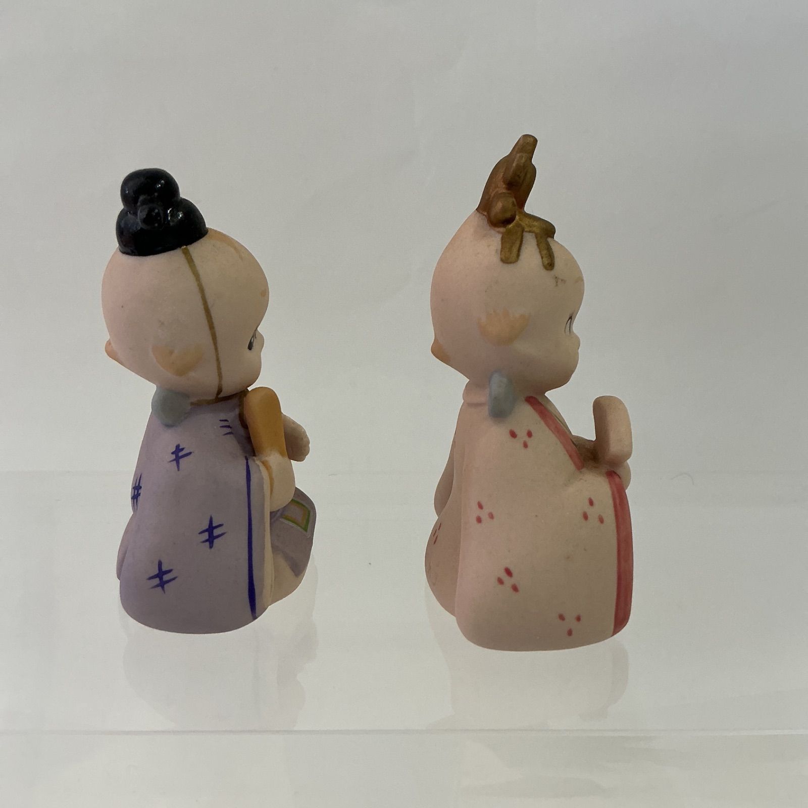 キューピー 雛人形 2体セット 屏風付き 桃の節句 飾り物 ひな人形