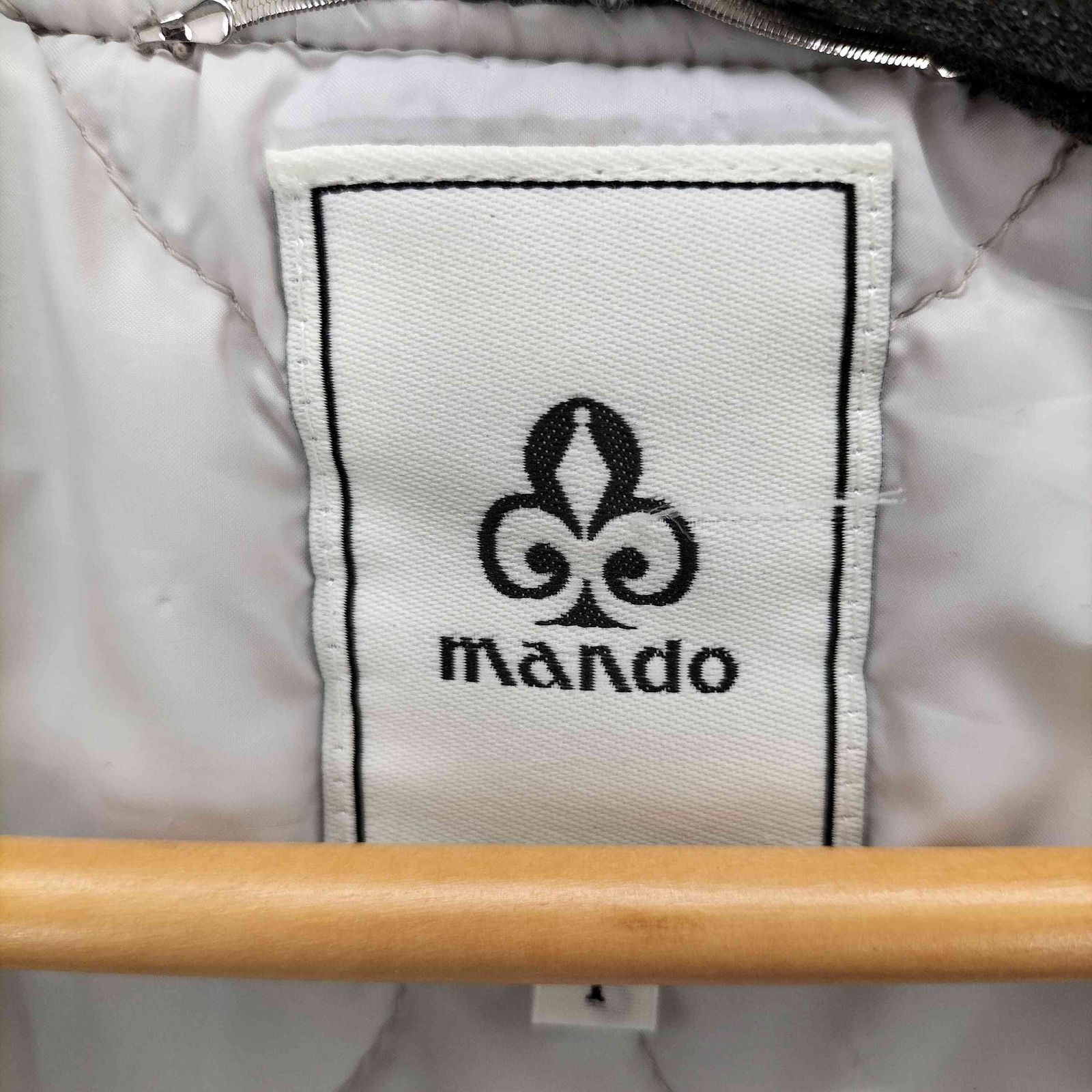 マンドー MANDO WAGAMAMA別注 裏地キルティング フェイクファー切替 