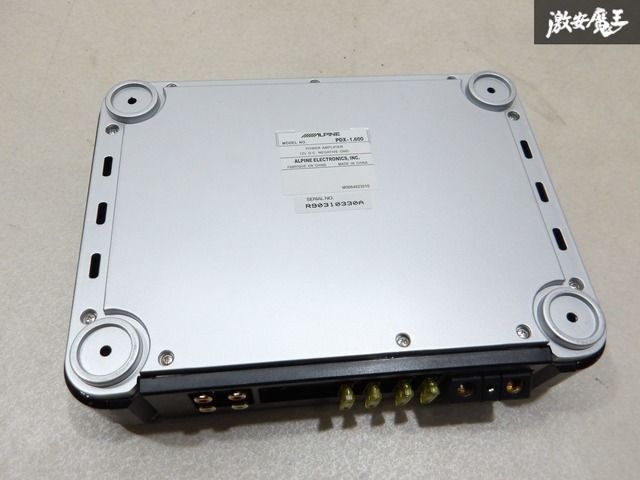 動作OK！ ALPINE アルパイン PDX-1.600 デジタル パワーアンプ 600W