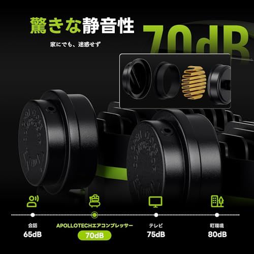  迅速に発送 エアーコンプレッサー オイルレス 100 v 静音 10 L 低騒音 小型 移動楽々 簡単操作 充填早い 家庭用 業務用 兼用 DIY 塗装 車メンテナンス タイヤ空気入れ エア工具 黒 9 d 4 c 370 その他 キッチン 食器