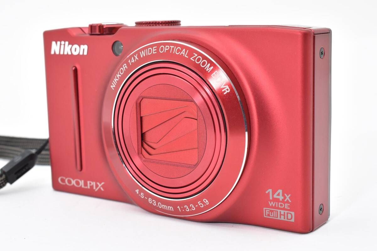☆ニコン Nikon COOLPIX S8200 レッド☆ Y942 #4202 - メルカリ