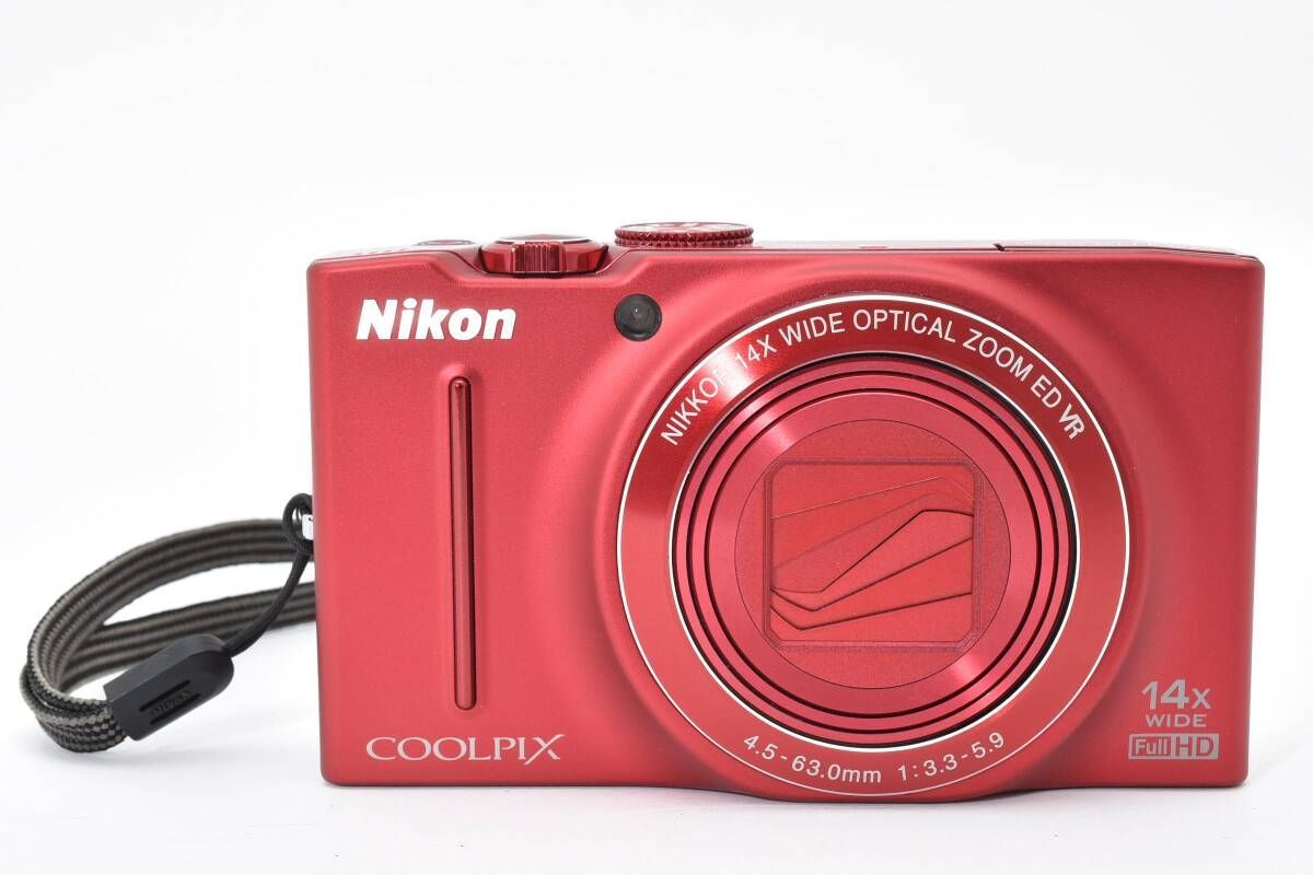 ☆ニコン Nikon COOLPIX S8200 レッド☆ Y942 #4202 - メルカリ