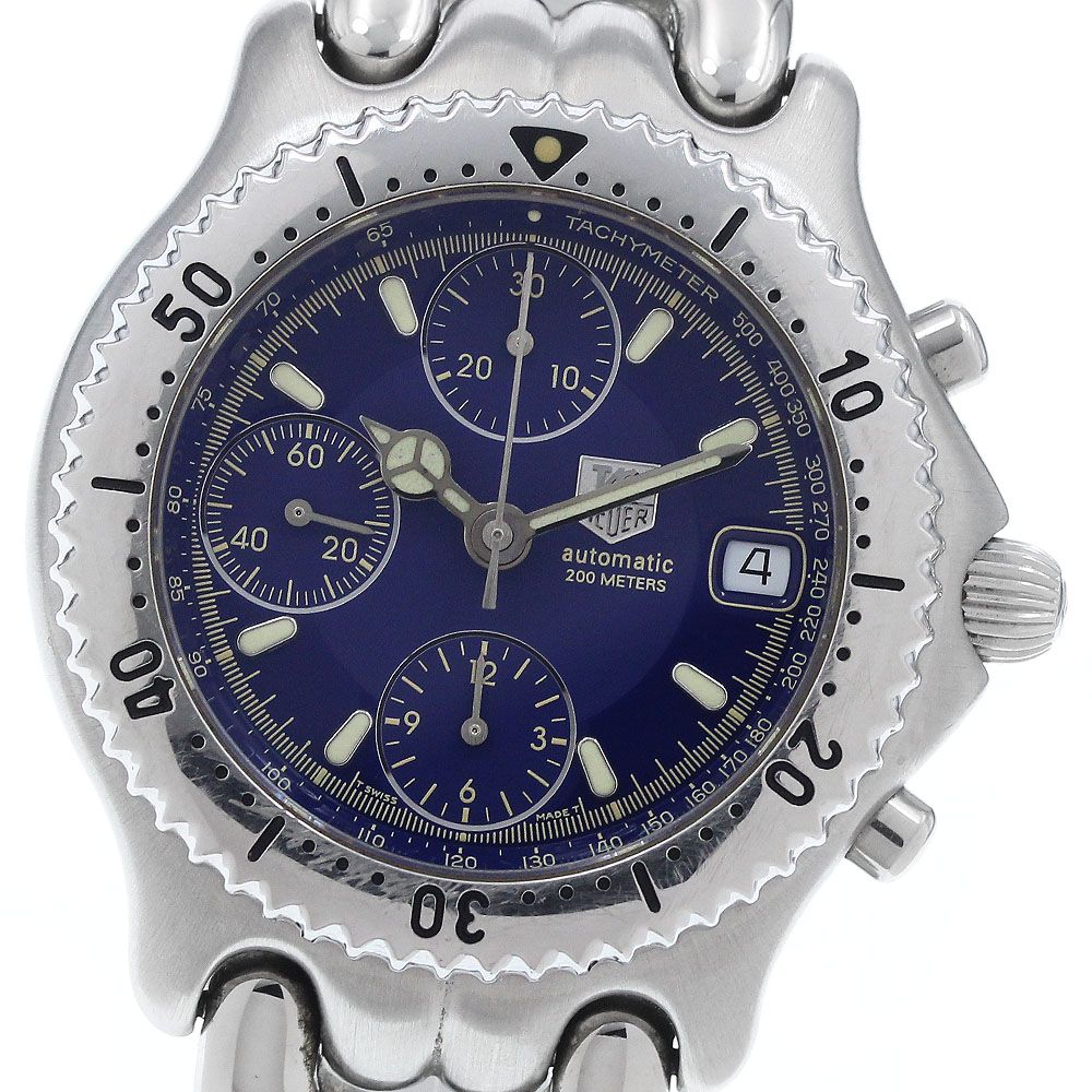 タグホイヤー TAG HEUER CG2111 R0 セル クロノグラフ デイト 自動巻き メンズ 内箱 保証書付き_939514