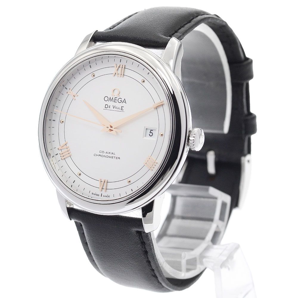  オメガ OMEGA 424 13 40 20 02 002 デビル プレステージ デイト コーアクシャル 自動巻き メンズ _938982 ワンポイント 自動巻き時計 腕時計(アナログ)