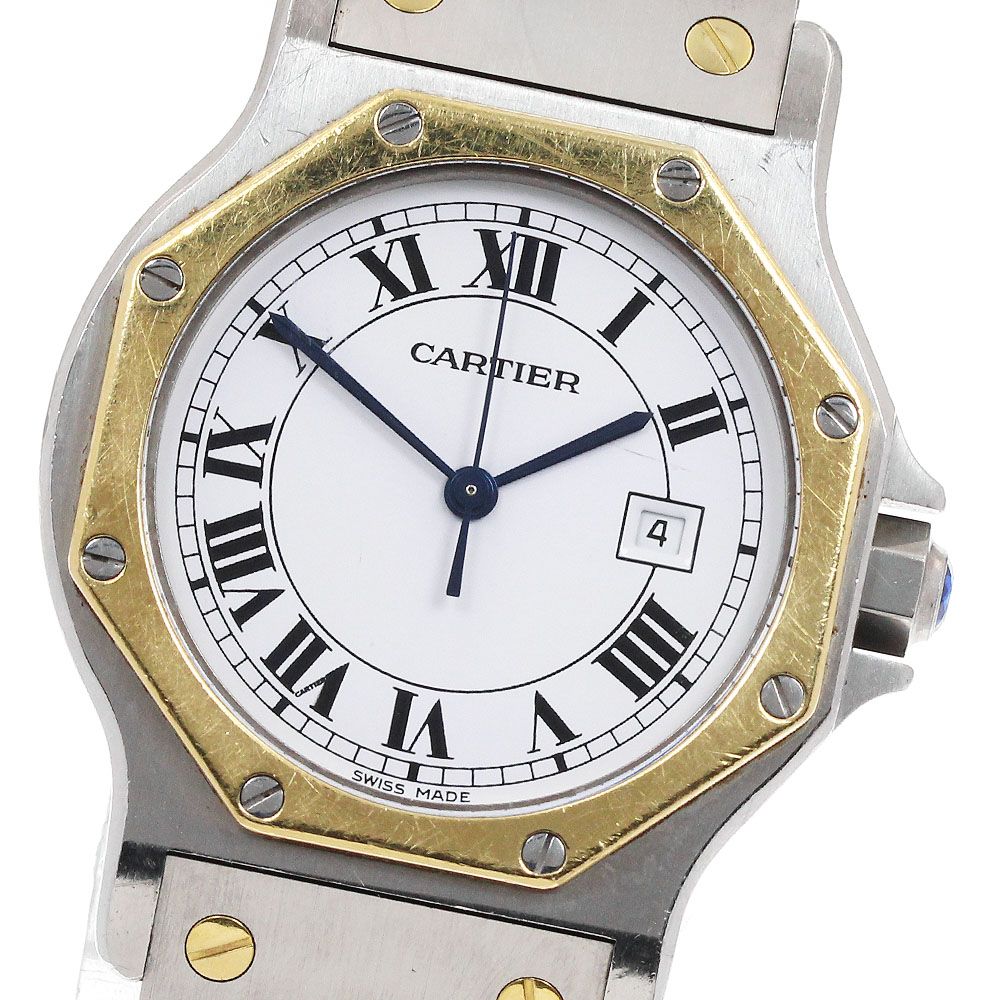 カルティエ CARTIER 81037288 サントスオクタゴン LM デイト 自動巻き メンズ _939967