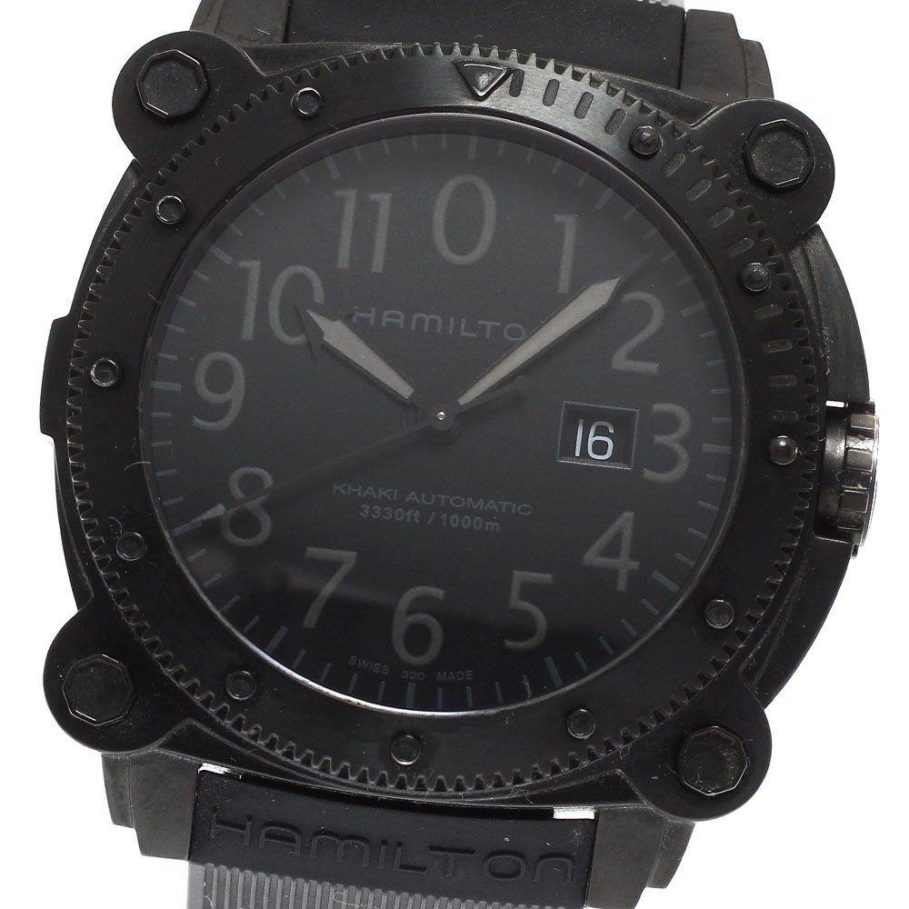 ハミルトン HAMILTON H785850 カーキ ビロウゼロ デイト 自動巻き メンズ _939594