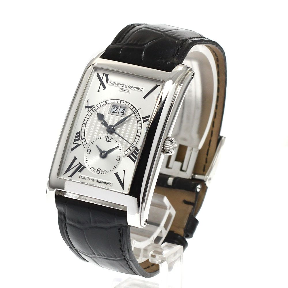  フレデリック コンスタント FREDERIQUE CONSTANT FC 325X4C24 5 6 デュアルタイム ビッグデイト 自動巻き メンズ _939487 ロンT 自動巻き時計 腕時計(アナログ)