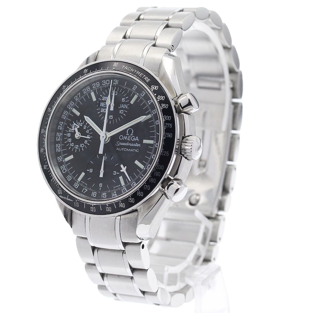  オメガ OMEGA 3520 50 スピードマスター マーク40 コスモス トリプルカレンダー クロノグラフ 自動巻き メンズ _935883 ストレッチデニム 自動巻き時計 腕時計(アナログ)