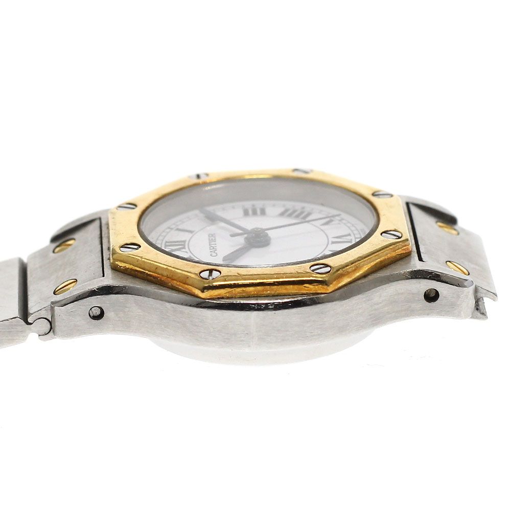 ベルトジャンク カルティエ CARTIER サントスオクタゴンSM デイト 自動