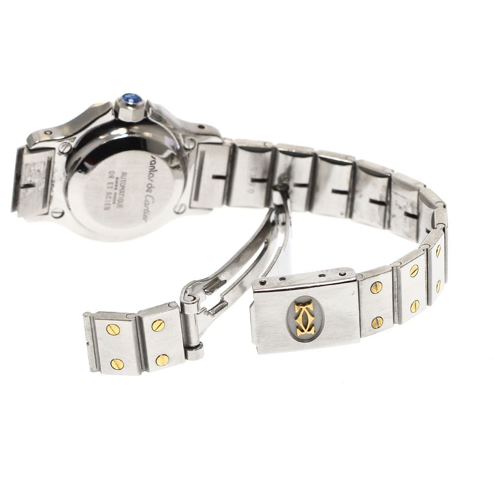 ベルトジャンク カルティエ CARTIER サントスオクタゴンSM デイト 自動