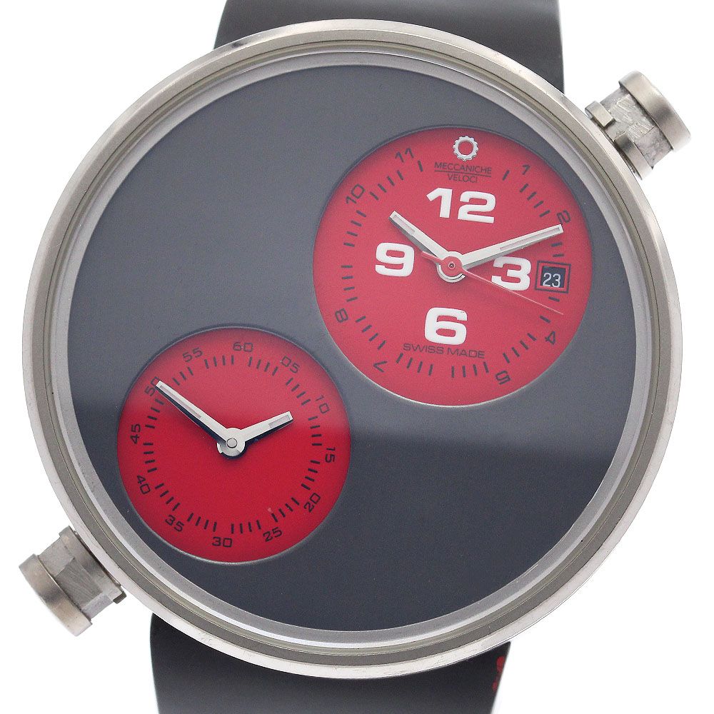 訳あり メカニケ ヴェローチ MECCANICHE VELOCI ドゥエヴァルヴォレ 自動巻き メンズ _936097