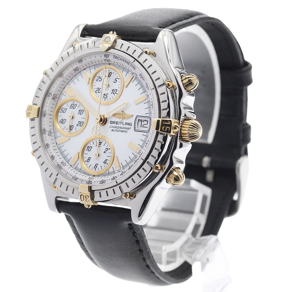  ブライトリング BREITLING B13050 1 クロノマット ビコロ デイト スモールセコンド 自動巻き メンズ _939819 ストレッチデニム 自動巻き時計 腕時計(アナログ)