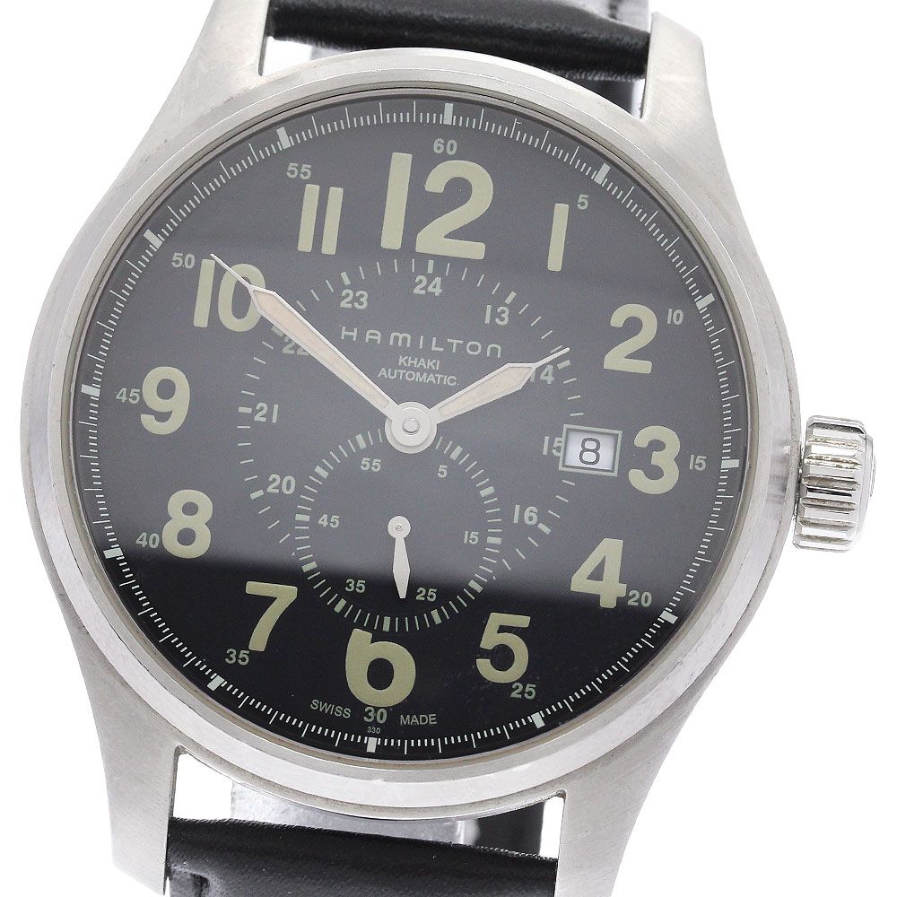 ハミルトン HAMILTON H706550 カーキ フィールド オフィサーオート 自動巻き メンズ 保証書付き_940028