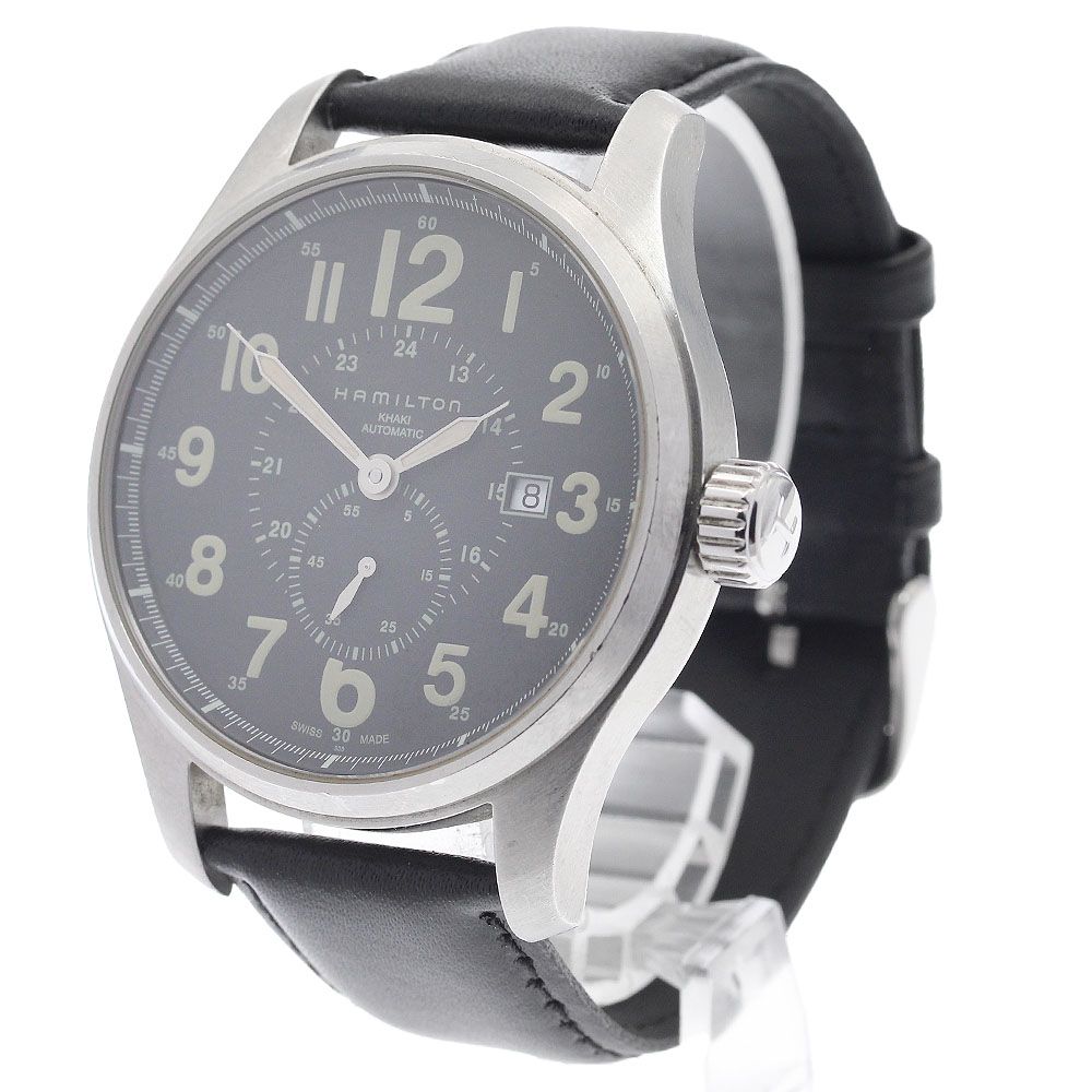  ハミルトン HAMILTON H706550 カーキ フィールド オフィサーオート 自動巻き メンズ 保証書付き_940028 セーター 自動巻き時計 腕時計(アナログ)