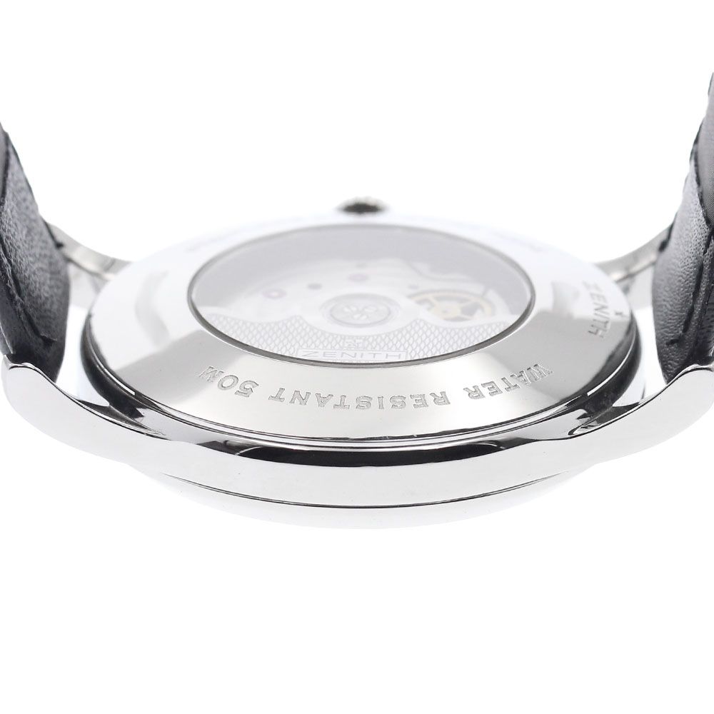  ゼニス ZENITH 03 1125 679 クラスエリート 自動巻き メンズ 箱 保証書付き_938363 ブラウン系 自動巻き時計 腕時計(アナログ)