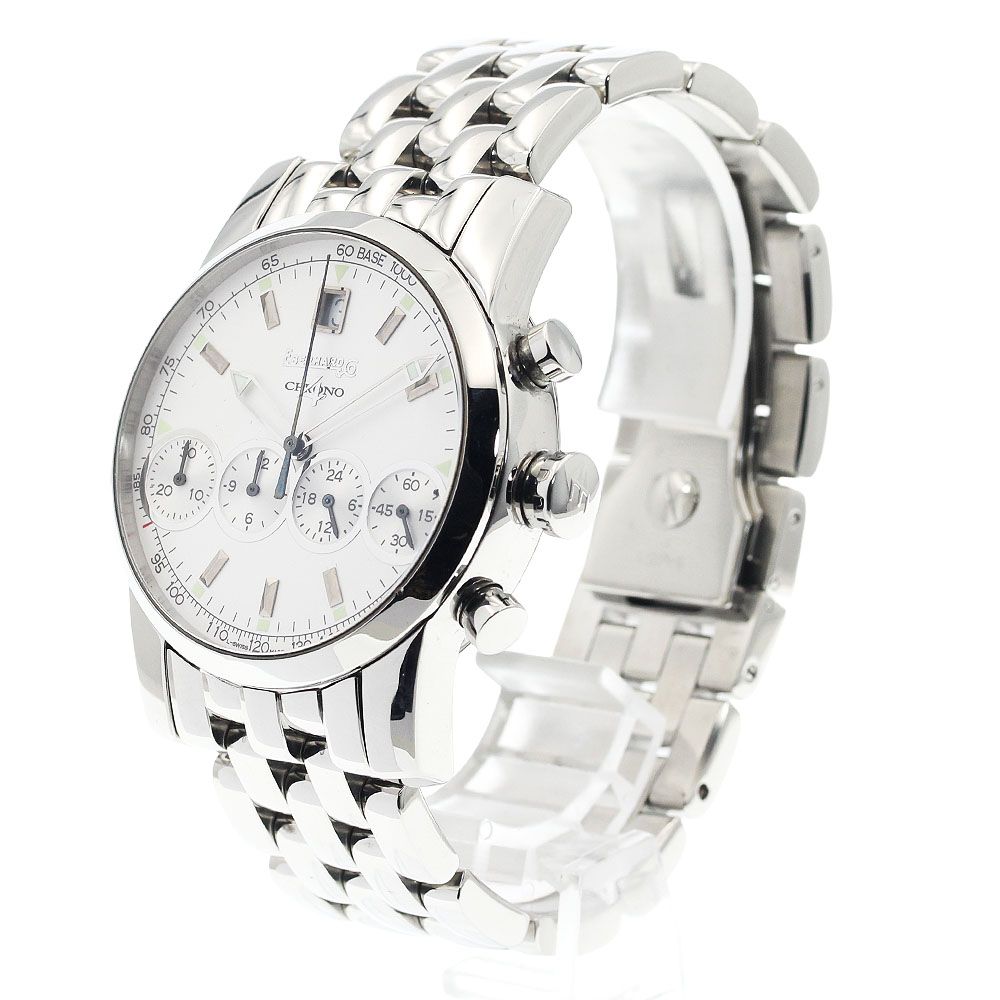  エベラール EBERHARD 31041 クロノ4 クロノグラフ 自動巻き メンズ _934408 リブ編み 自動巻き時計 腕時計(アナログ)