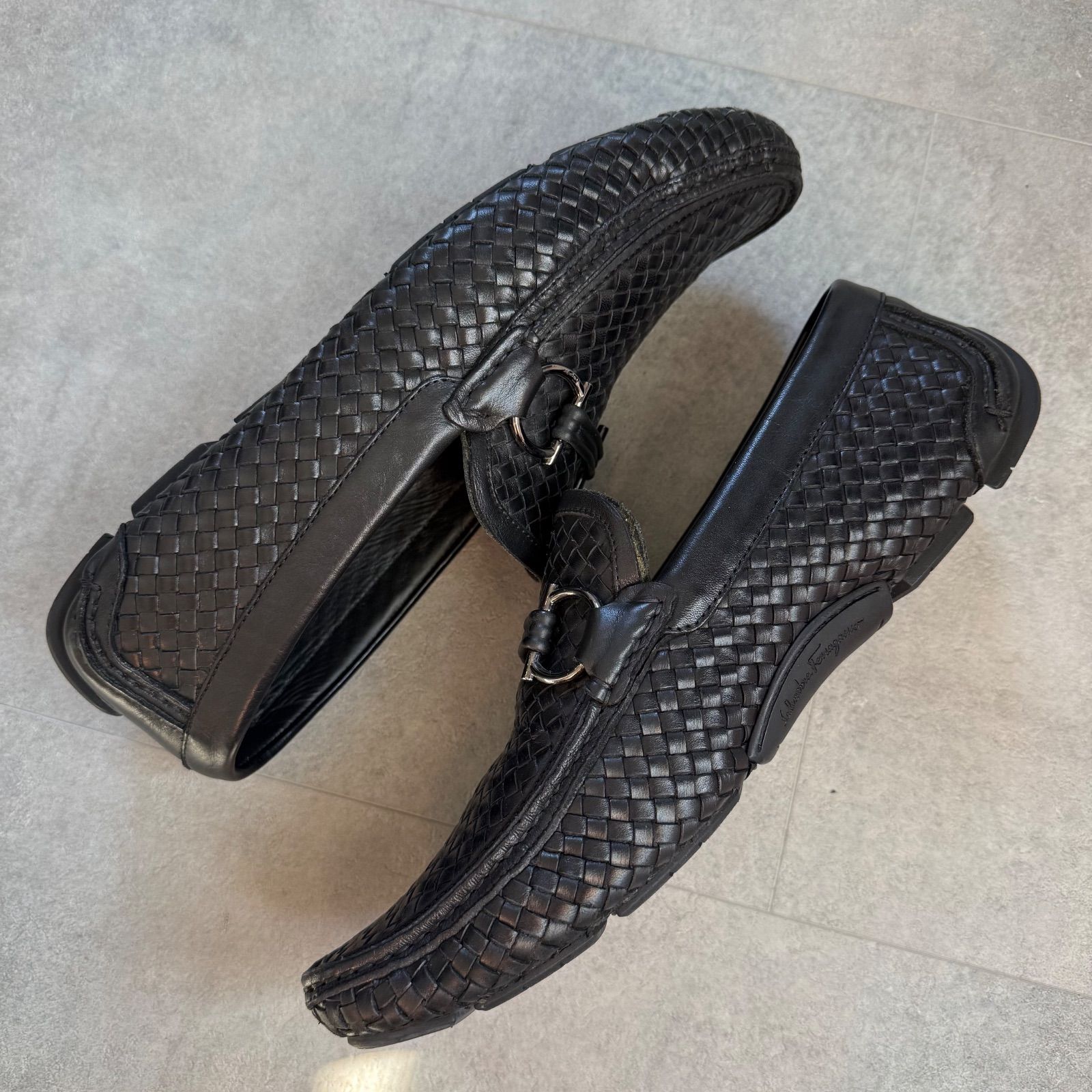 美品 SalvatoreFerragamo サルヴァトーレフェラガモ ガンチーニ レザー