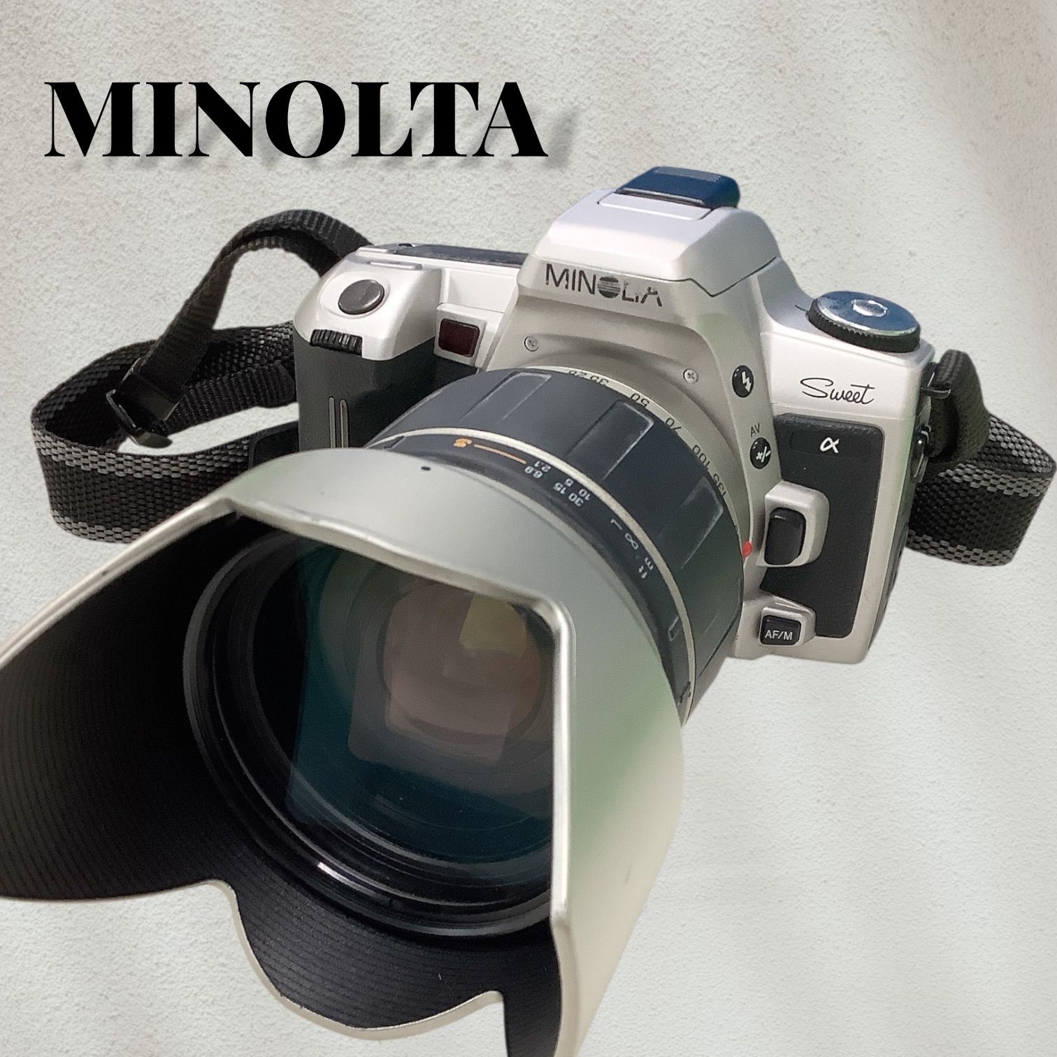 MINOLTA Sweet α ミノルタ フィルム一眼レフカメラ TAMRONレンズ付き