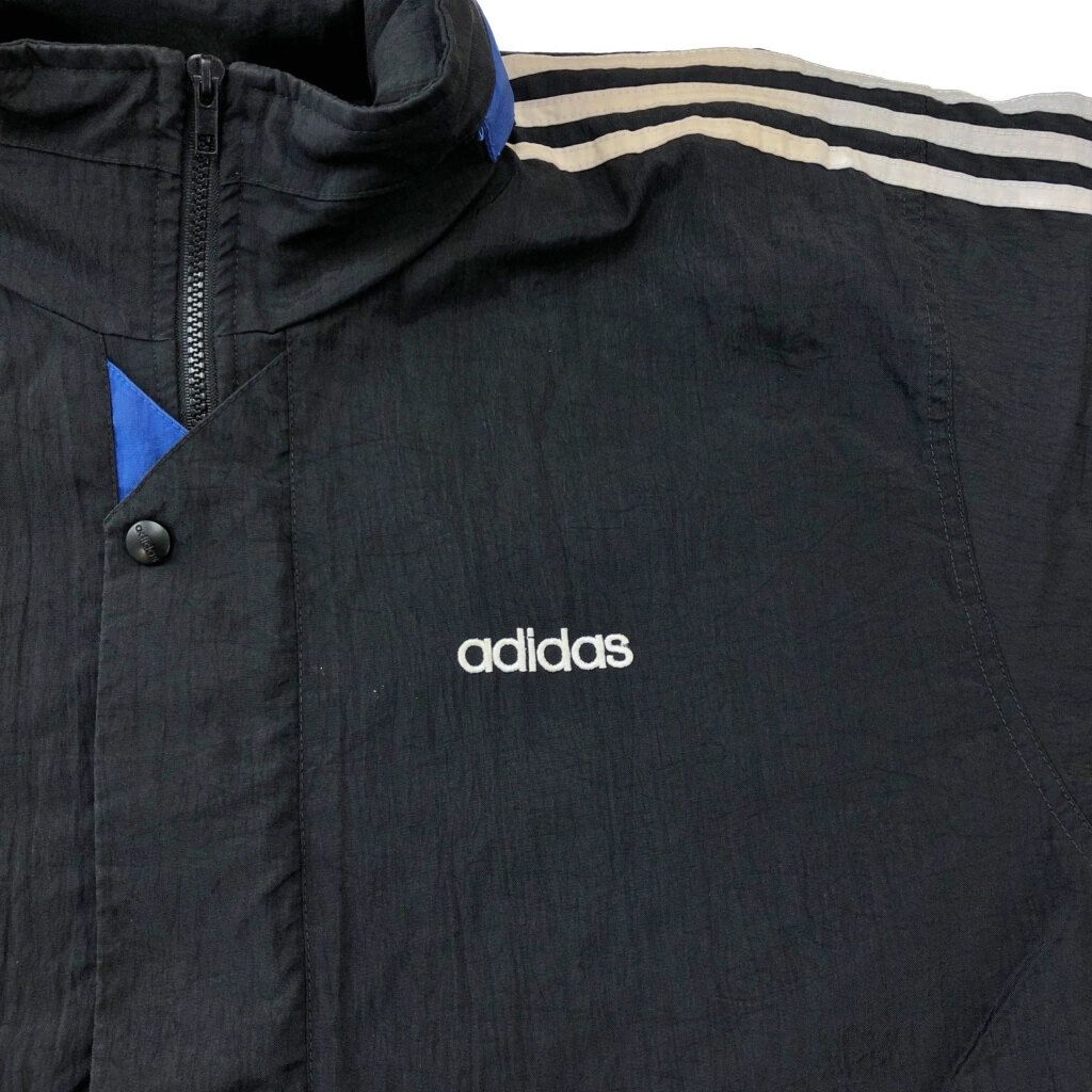 90年代  アディダス ベンチジャケット スポーツ ブラック(メンズ M)中古 古着 X2892 90年代 adidas アディダス ベンチジャケット スポーツ ブラック(メンズ