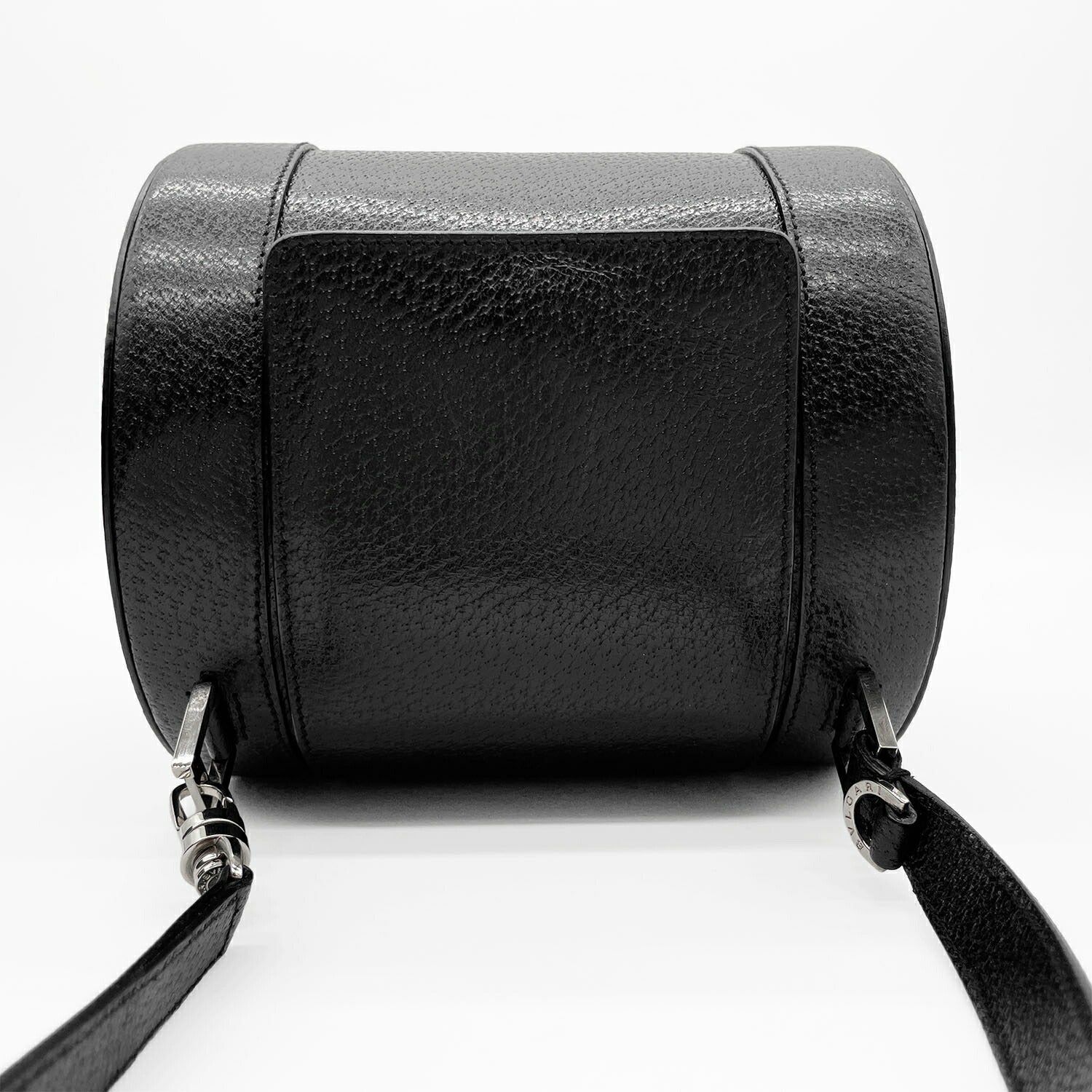 BVLGARI ブルガリ レザー ビーゼロワン ハンドバッグ ラウンド ワン