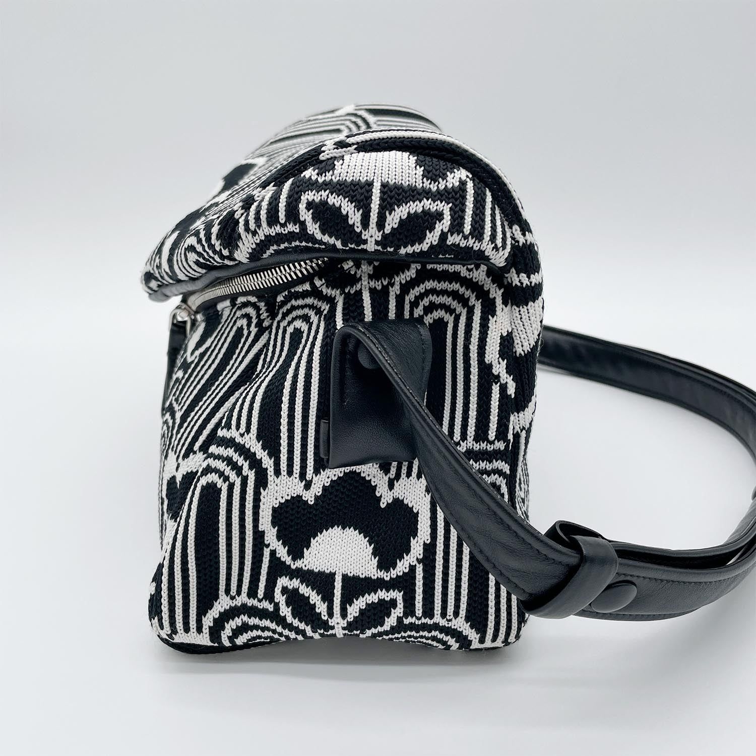 PRADA プラダ シニョー ショルダーバッグ 1BC165 ジャガード フラワー