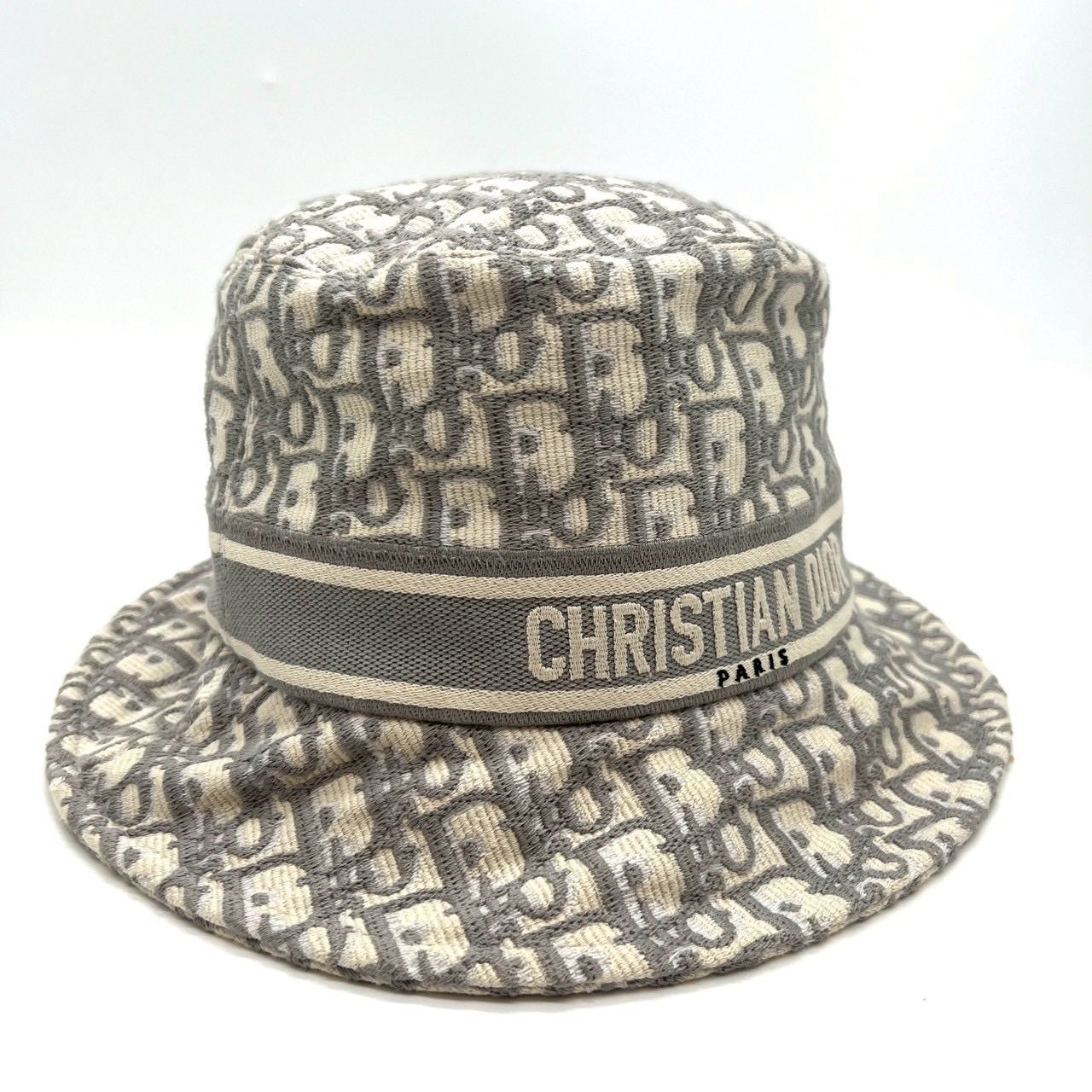 Christian Dior クリスチャンディオール オブリーク バケットハット 58