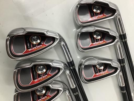 中古】 テーラーメイド BURNER PLUS 6S アイアンセット IR RE-AX