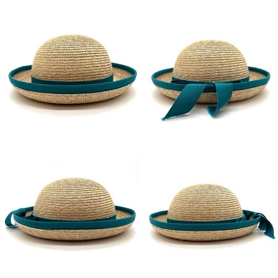 GUCCI キッズ 麦わら帽子 キッズ ストローハット L 56cm ベージュ