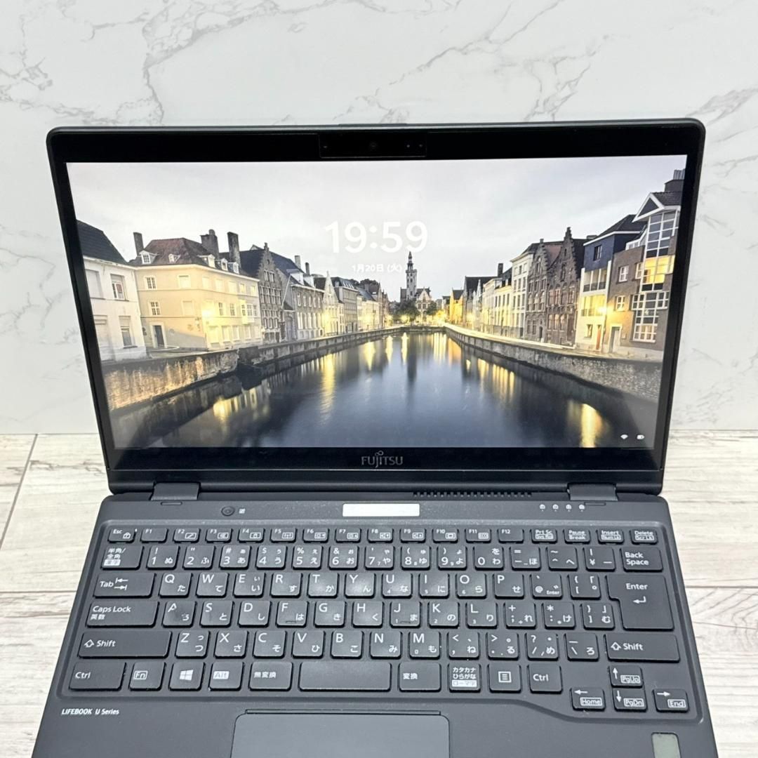 富士通 薄型ノートPC 第10世代core i5 オフィス バッテリー良好 Office