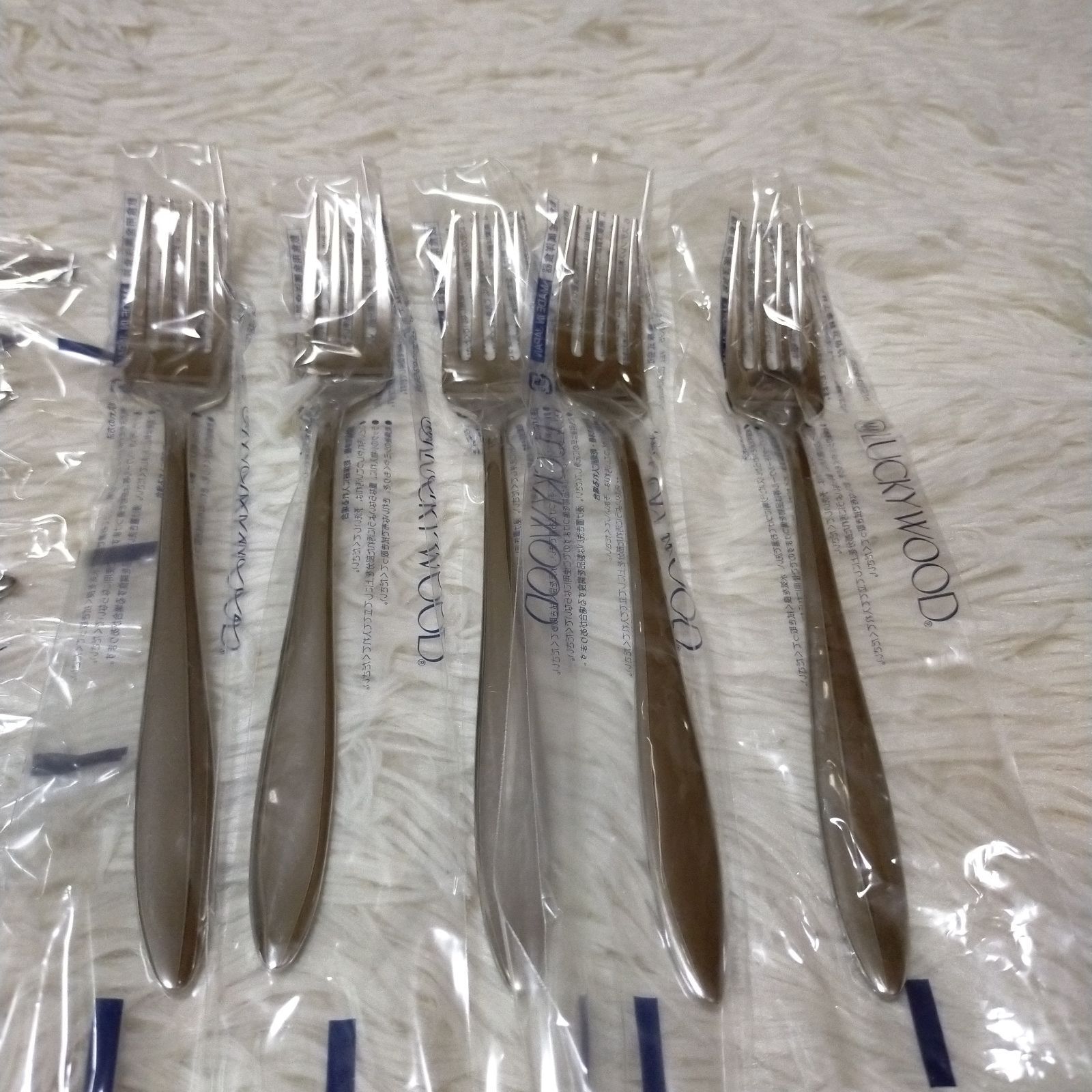 LUCKYWOOD ラッキーウッド カトラリーセット スプーン フォーク ナイフ