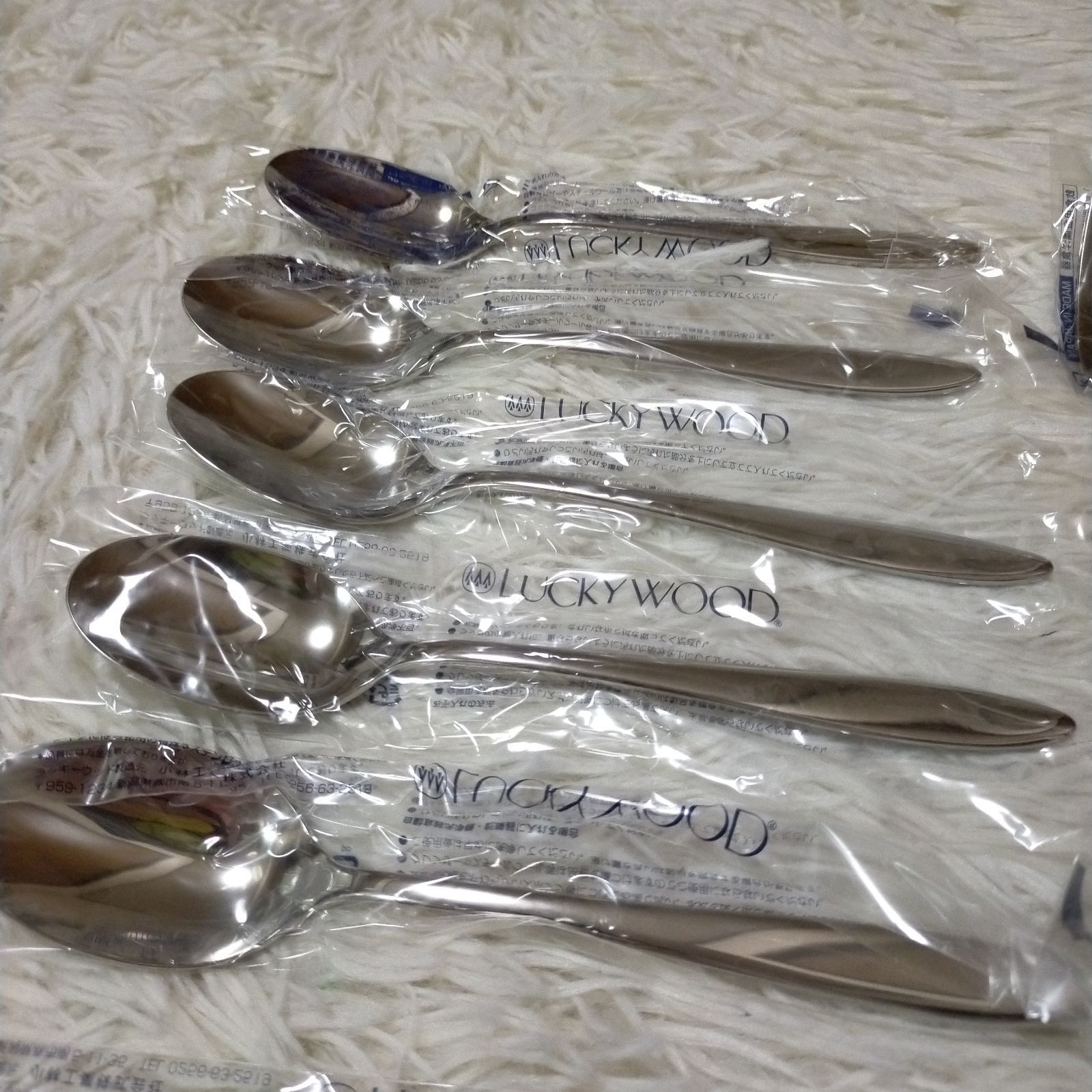 LUCKYWOOD ラッキーウッド カトラリーセット スプーン フォーク ナイフ