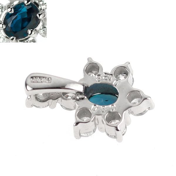 希少 Pt900 アレキサンドライト ダイヤモンド ペンダントトップ 0.30ct