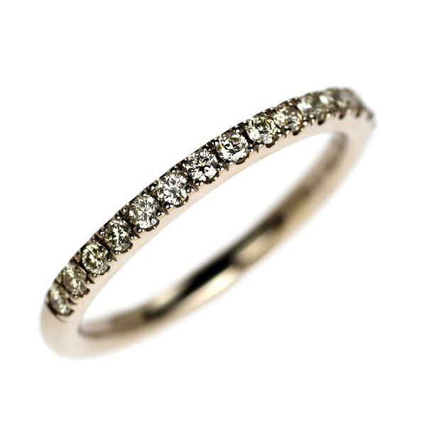 カシケイ K18BG ダイヤモンド リング 0.30ct ラインシリーズ ハーフ