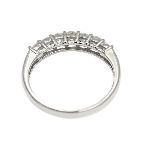 最終お値下げ Pt900 一文字0.5ct ダイヤモンドデザインリング Pt900 ダイヤモンド リング 0.55ct 一文字 - メルカリ