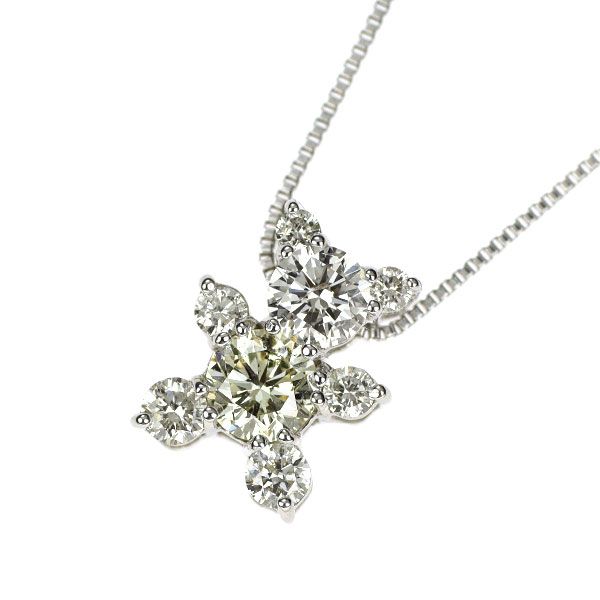 K18WG ダイヤモンド ペンダントネックレス 0.65ct 熊 - メルカリ