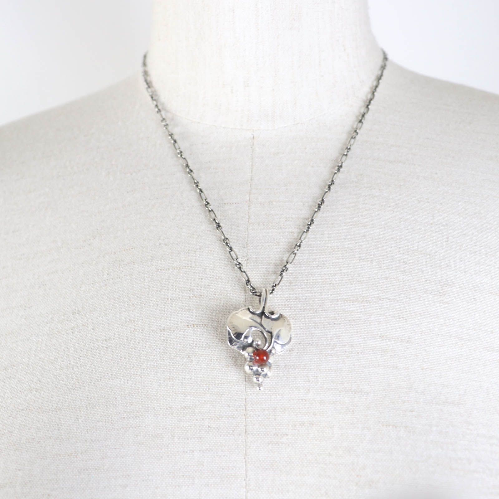 美品☆Georg Jensen ジョージジェンセン 1996 イヤーネックレス