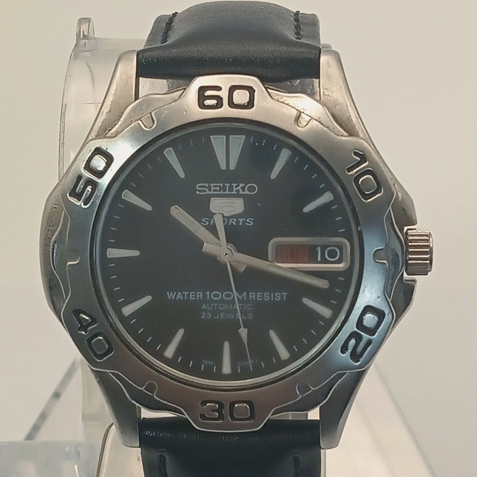 稼働 良品】0204-2 SEIKO SPORTS セイコー 5スポーツ 7S36-00A0 メンズ