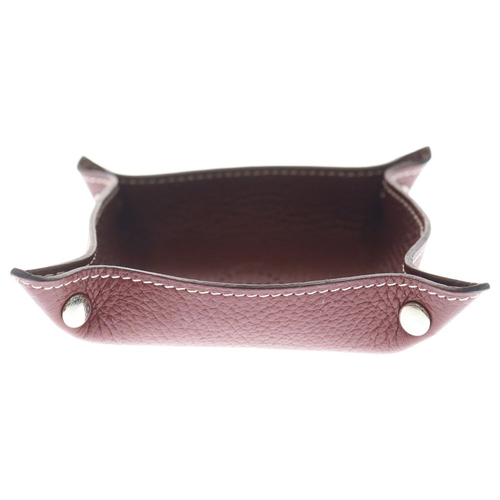 HERMES (エルメス) ヴィドポッシュ トレイ 小物入れ ケース レッド