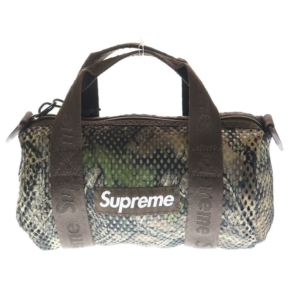 SUPREME (シュプリーム) Mesh Mini Duffle Bag カモ柄 メッシュ ミニ