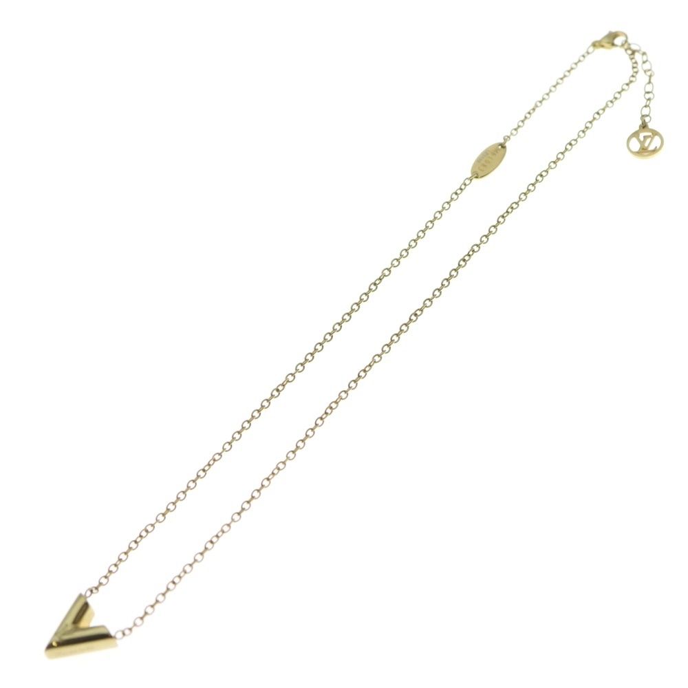 LOUIS VUITTON (ルイヴィトン) エッセンシャルV ネックレス ゴールド