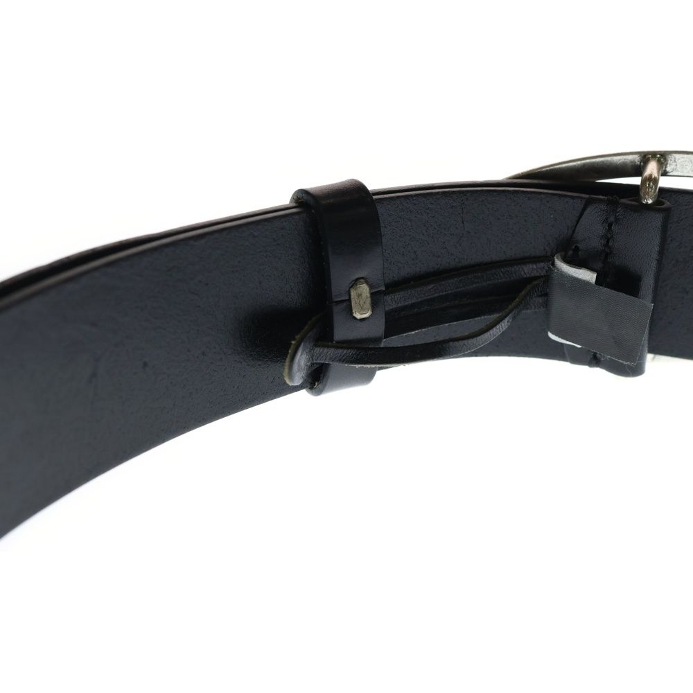 DIESEL (ディーゼル) B-1DR Dロゴバックル レザーベルト ブラック