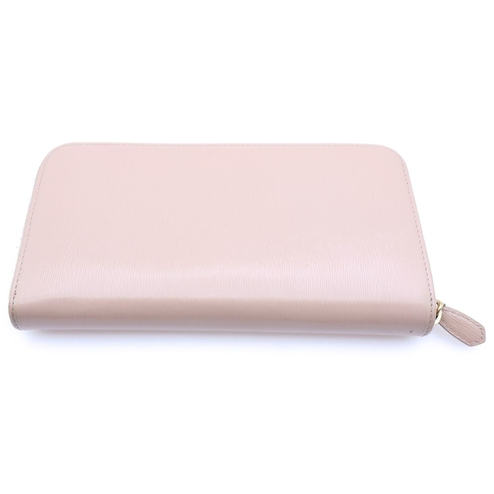 PRADA (プラダ) サフィアーノ ラウンドジップ ウォレット レザー