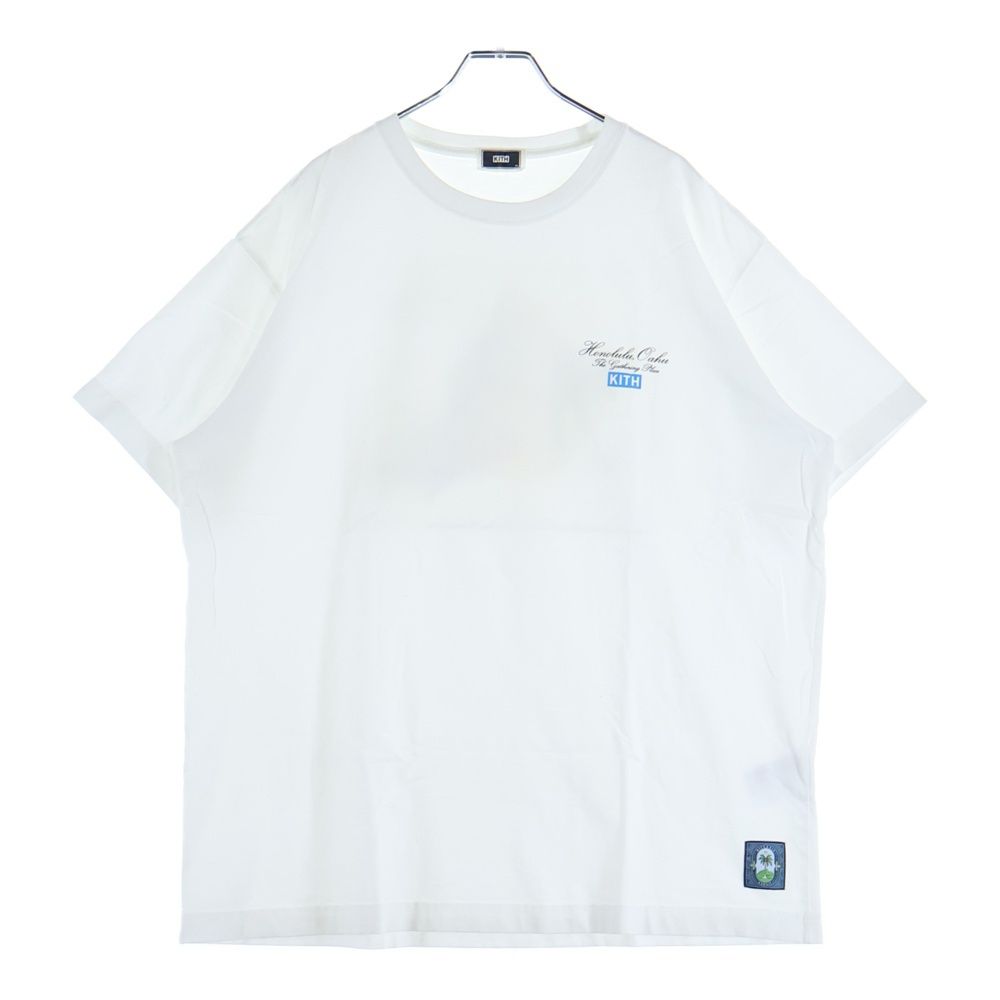 KITH (キス) HONOLULU HAWAII MAP TEE ホノルル ハワイ限定 背面マップ