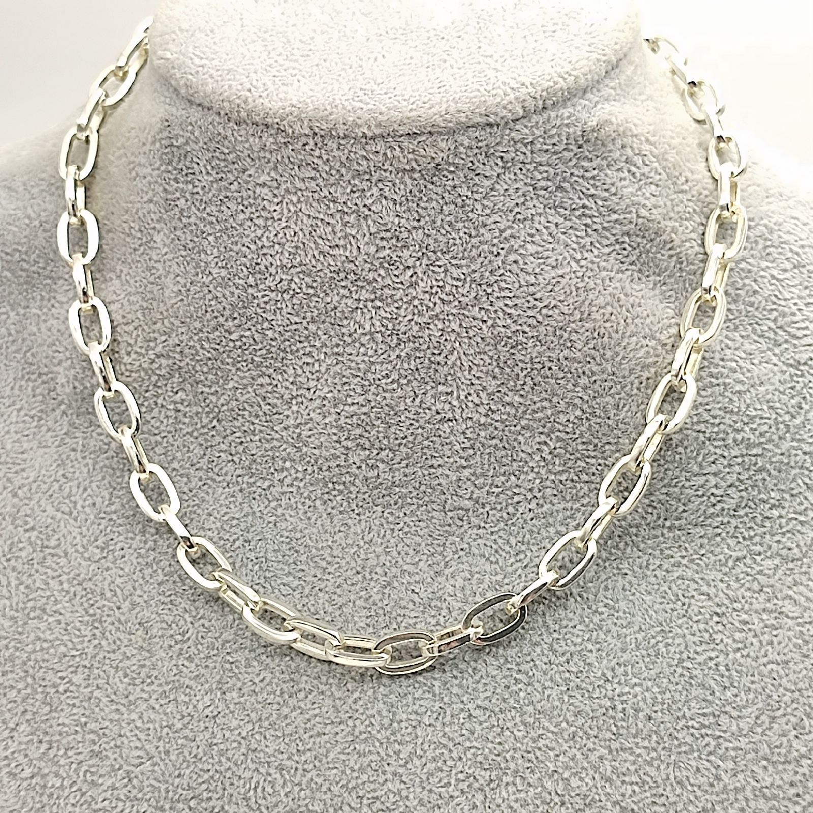 超美品】blanciris ブランイリス ビーチェーンネックレス 45㎝ SILVER